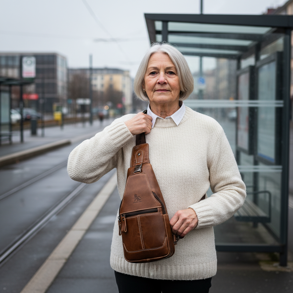 תיק חזה מעור של ליאון