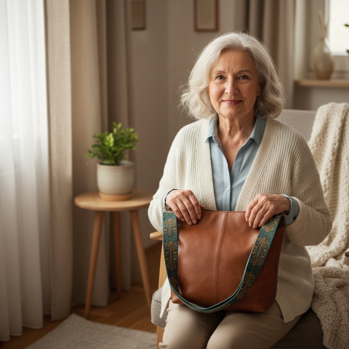 תיק עור וינטג' של תמר